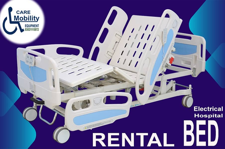 Electric Bed ON Rent ICU Patient Bed Medical Bed Surgical Bed For Rent 6