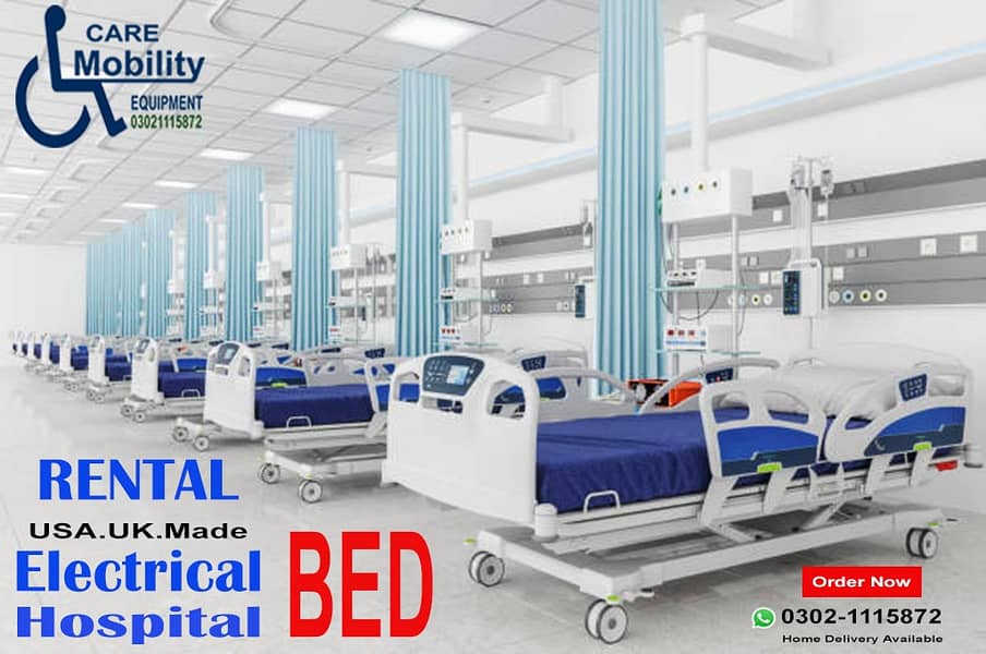 Electric Bed ON Rent ICU Patient Bed Medical Bed Surgical Bed For Rent 8
