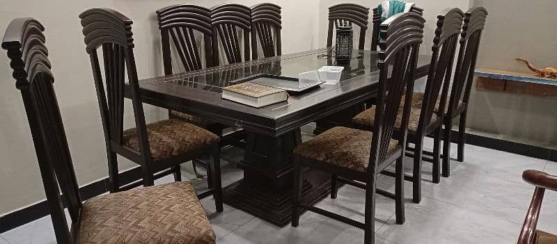 10 Seater wooden Dinning Table 1
