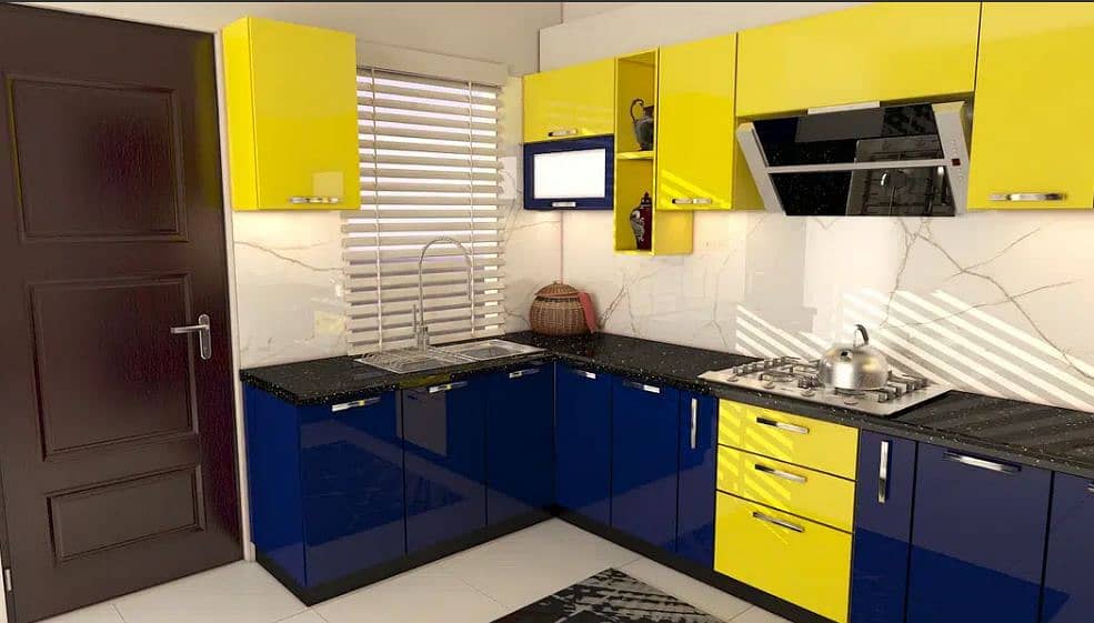 high quality kitchen cabinet make in johar and renovation construction 4