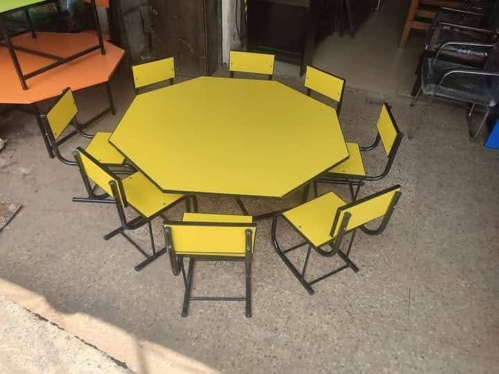 PLASTIC , WOODEN SCHOOL , STUDENT FURNITURE STUDY CHAIRS , TABLES 1