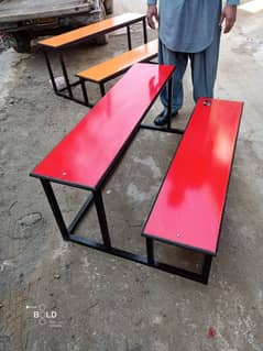 PLASTIC , WOODEN SCHOOL , STUDENT FURNITURE STUDY CHAIRS , TABLES
