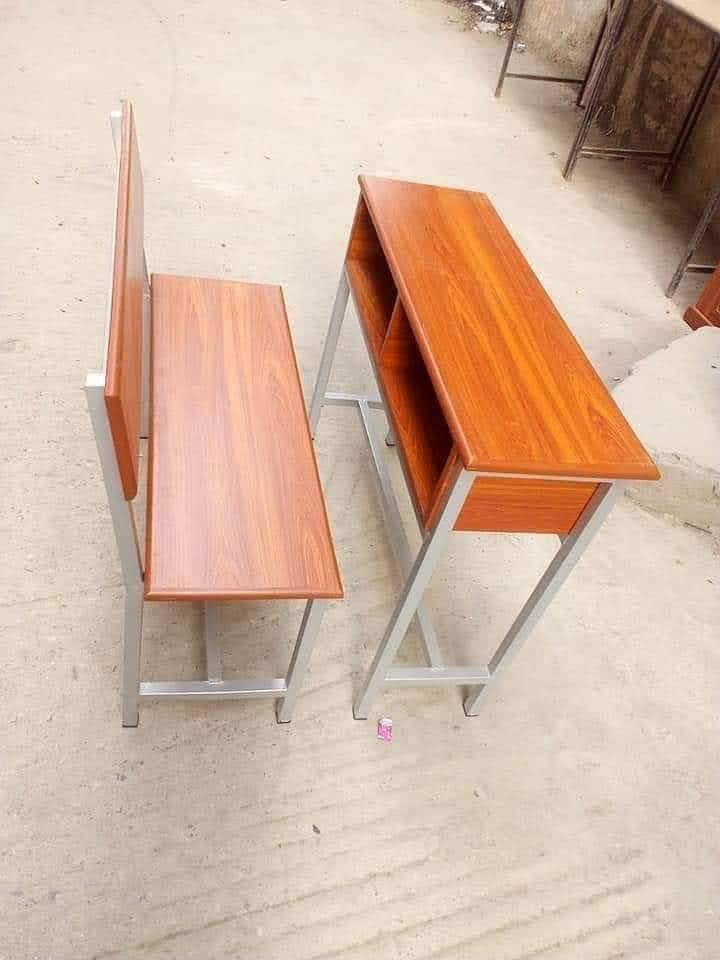 PLASTIC , WOODEN SCHOOL , STUDENT FURNITURE STUDY CHAIRS , TABLES 7