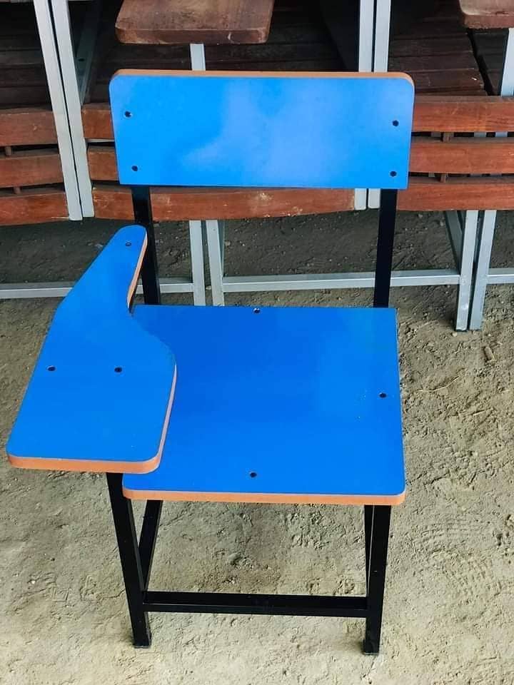 PLASTIC , WOODEN SCHOOL , STUDENT FURNITURE STUDY CHAIRS , TABLES 12