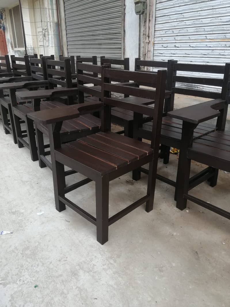 PLASTIC , WOODEN SCHOOL , STUDENT FURNITURE STUDY CHAIRS , TABLES 14