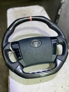 Mark x carbon fiber multimedia steering