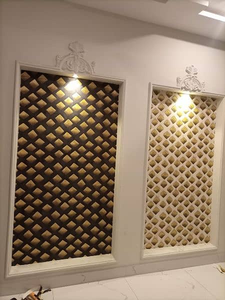 Wallpaper,Media wall,panel,cabinet,rock,curtains,blinds,vinyl floor 0