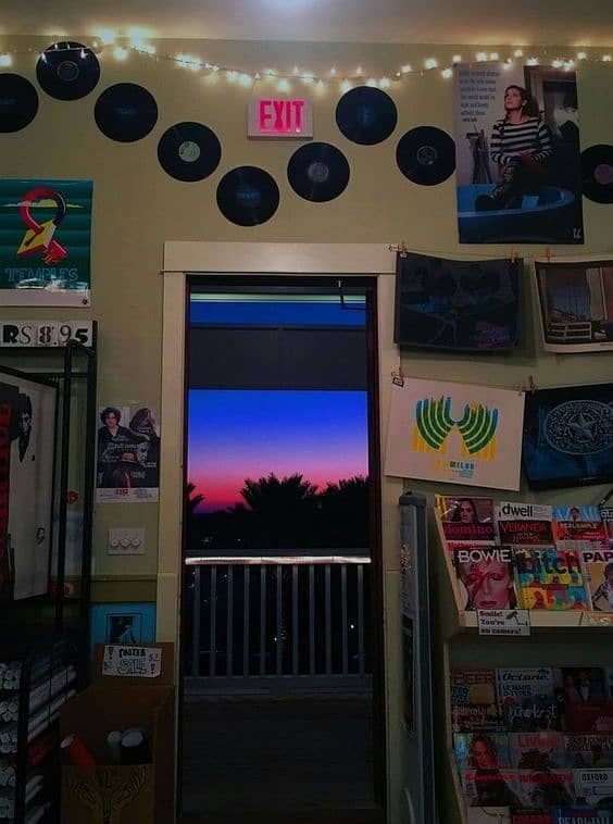 Home Decor - - Wall decor  with Vinyl LPs  . 1