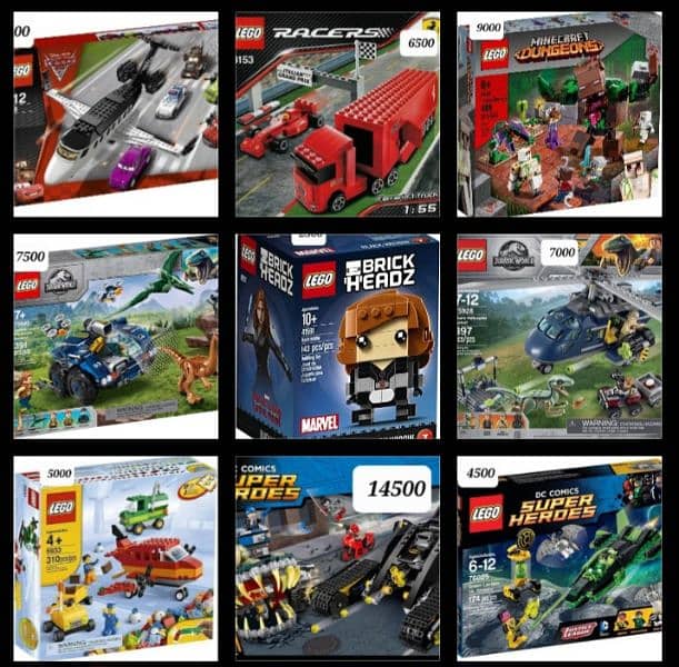 Ahmad's Lego Mix themes diiferent prices 0
