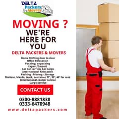 packers and movers, Home shifting, Cargo Service all over Pakistan