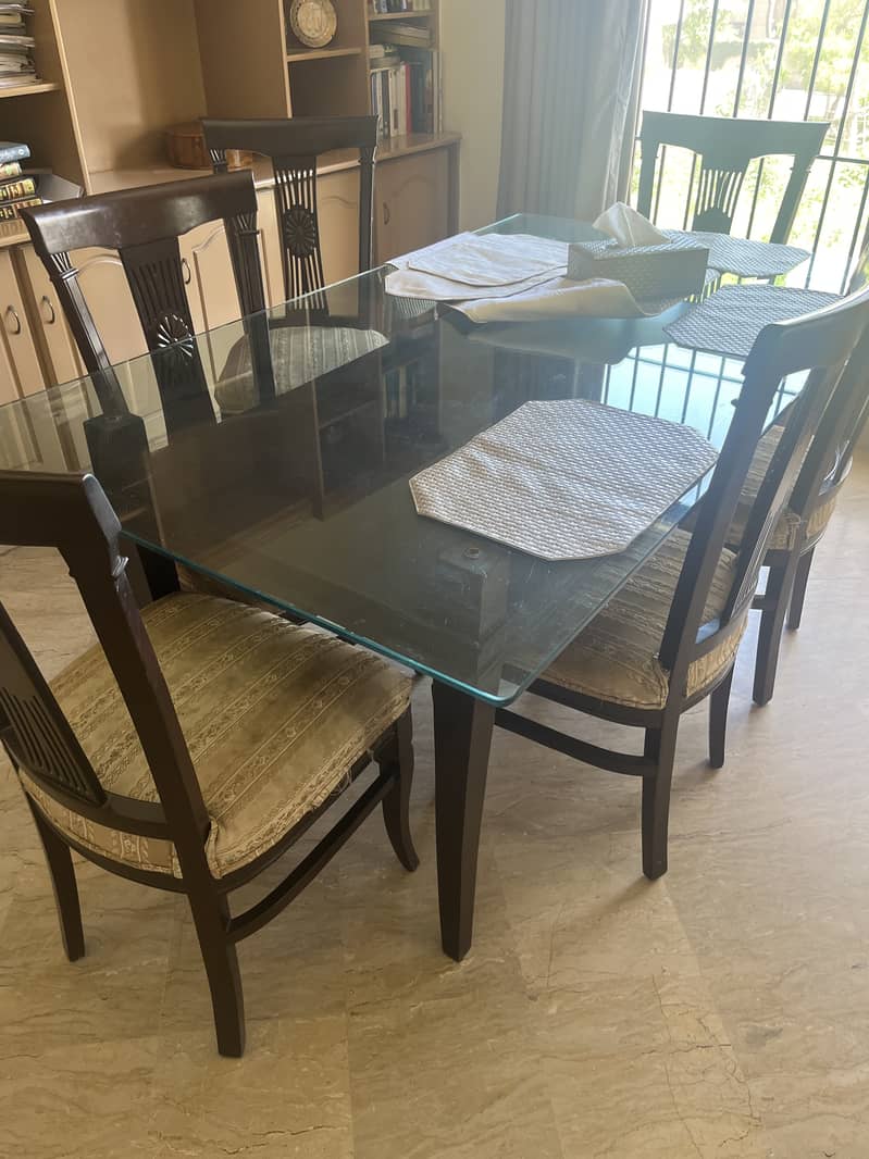 Dining table with 6 chairs 9