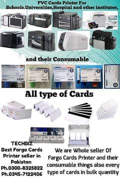 We are whole seller for Fargo cards printers and their consumble thing 0