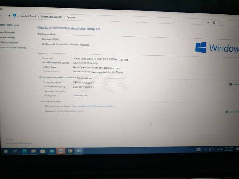 selling laptop with excellent condition just like new. 1