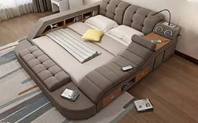 smart bed wooden bed king size bed queen size bed Turkish bed