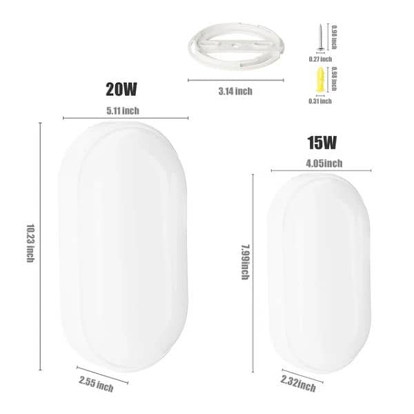 Modern LED light IP65 Wall Lamps Outdoor 6500K cool white 16