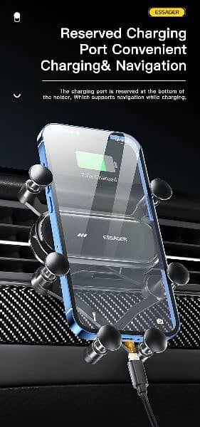 Essager Car Gravity Mobile holder 360° 5