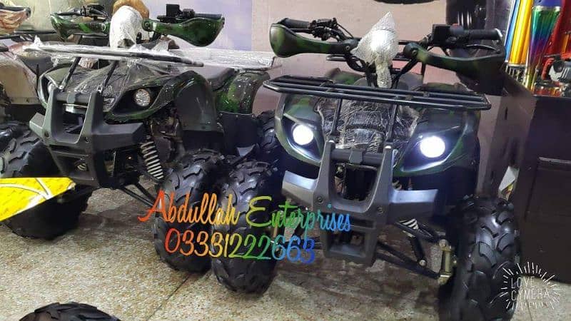 new stock atv quad 4wheels delivery all Pakistan 14