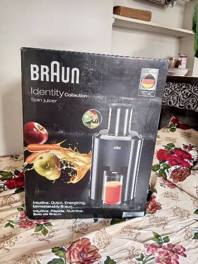 Braun Identity Collection Spin Juicer Machine Unused And unpacked