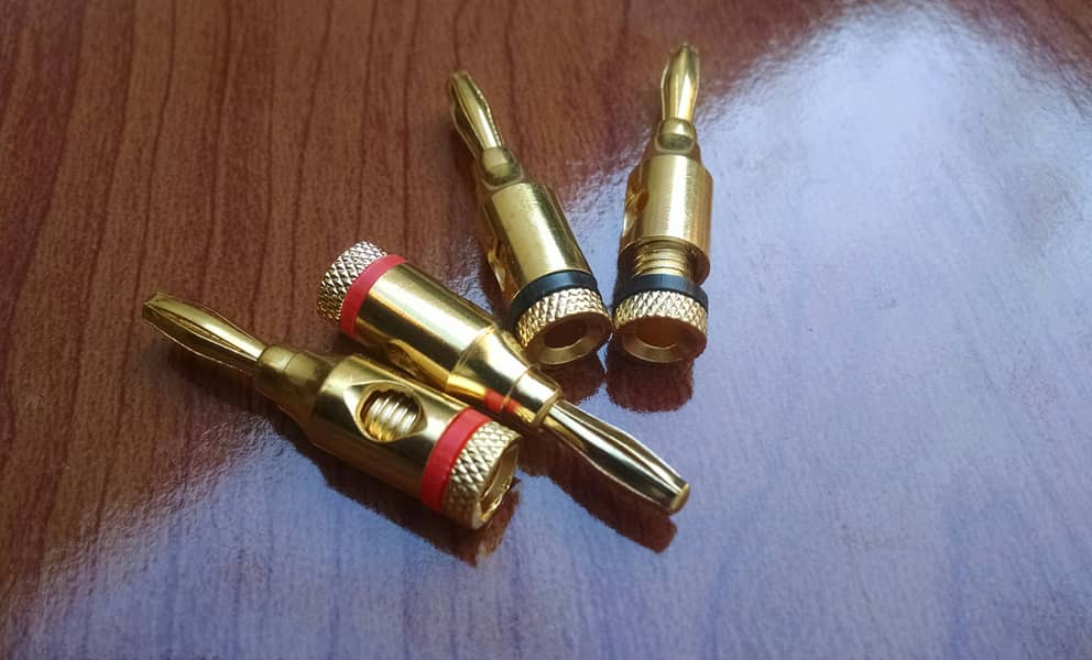 Banana Plugs Branded High Quality For Speaker Cable connections 0