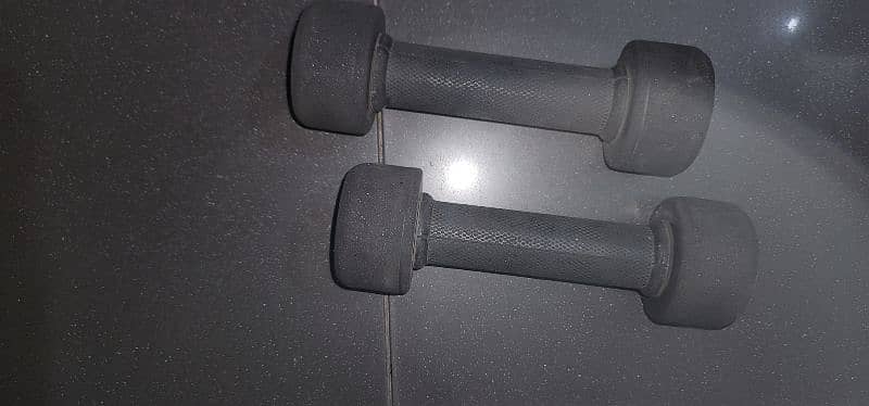 rubber dumbells 1 kg pair 0