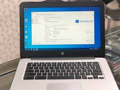 Hp Chrome Book 14 G4   Intel   4 GB RAM  Storage 16 GB  Size 14.0