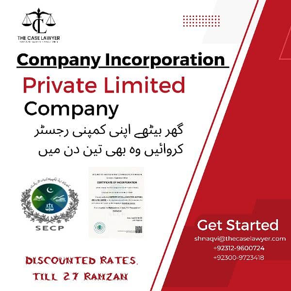 Company incorporation/ Regestration Services 0