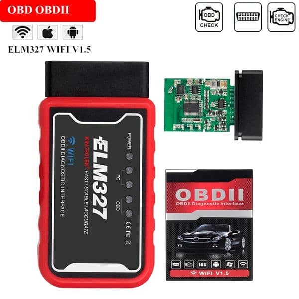 KINGBOLEN OBD2 Scanner ELM327 PIC18F25K80 Chip WIFI V1.5 03020062817 0