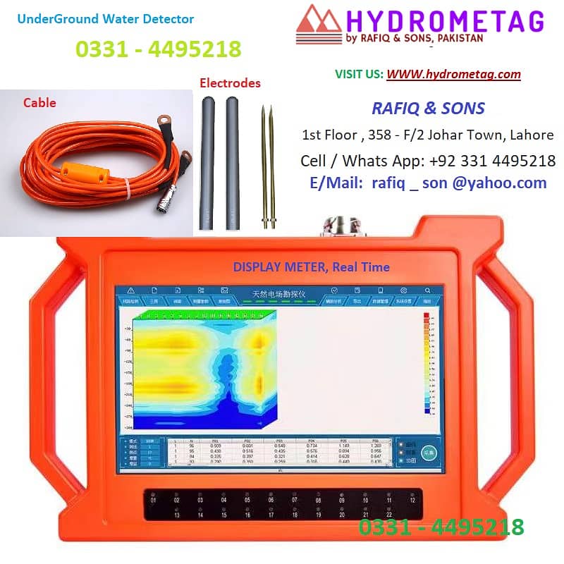 Underground Water Detector, Water Finder,HydroSurvey,Resistivity Meter 0