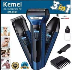3 in 1 Shaving Machine Hair Clipper Electric Rechargable Hair Trimmer