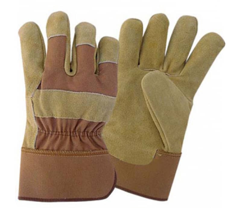 Gym labour leather gloves working glove Welding leather labour gloves 1