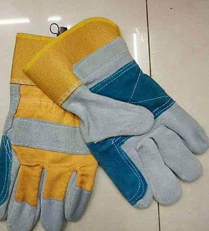 Gym Working double palm Labour gloves safety hand construction tillman 5