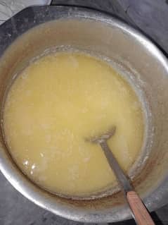 Homemade Fresh and pure desi ghee available 100% from black buffaloes.