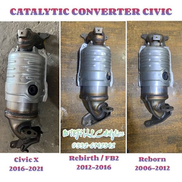 Catalytic Converter Prado Vitz N WGN Life Civic X Mercedes Gli Move EK 1