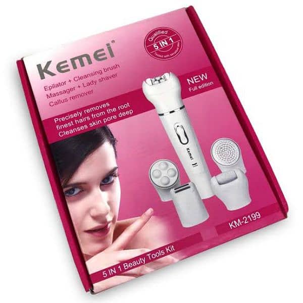 Kemei  Epilator KM-2199 5 in 1 – Beauty Epilator Kit 2