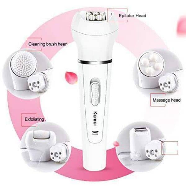 Kemei  Epilator KM-2199 5 in 1 – Beauty Epilator Kit 3