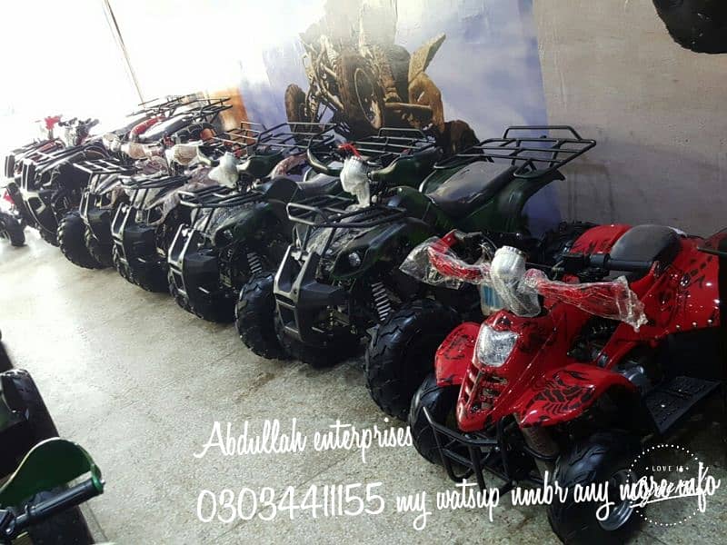 fresh stock Atv 4 wheels 50cc to 250cc delivery all Pakistan 9