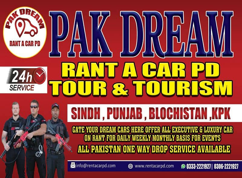 Rent A Car Service in Karachi | Tour and tourism | Car rental 24/7 10