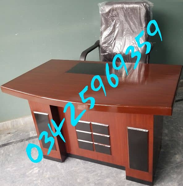 Office table work study desk 4ft polish furniture chair sofa home shop 9