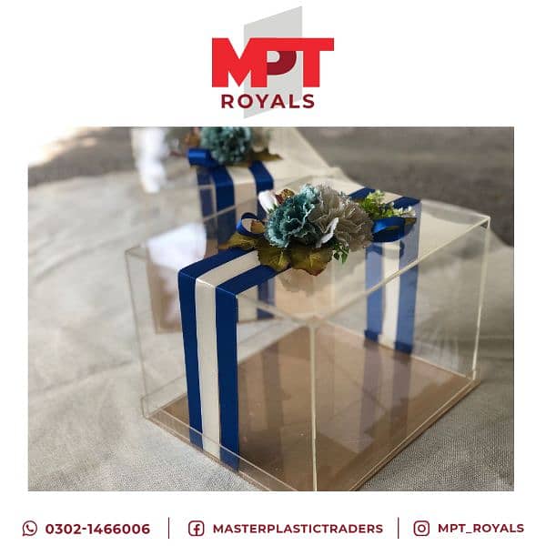 Premium Quality Acrylic Gift boxes ( 03021466006) 12