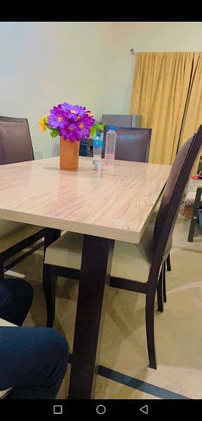 Dinning Table, Six seater Wooden Dining Table 2