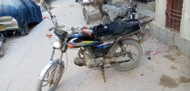 jialling bike 2003 self start & allyrim  engen 100%ok sirf wiring need 0