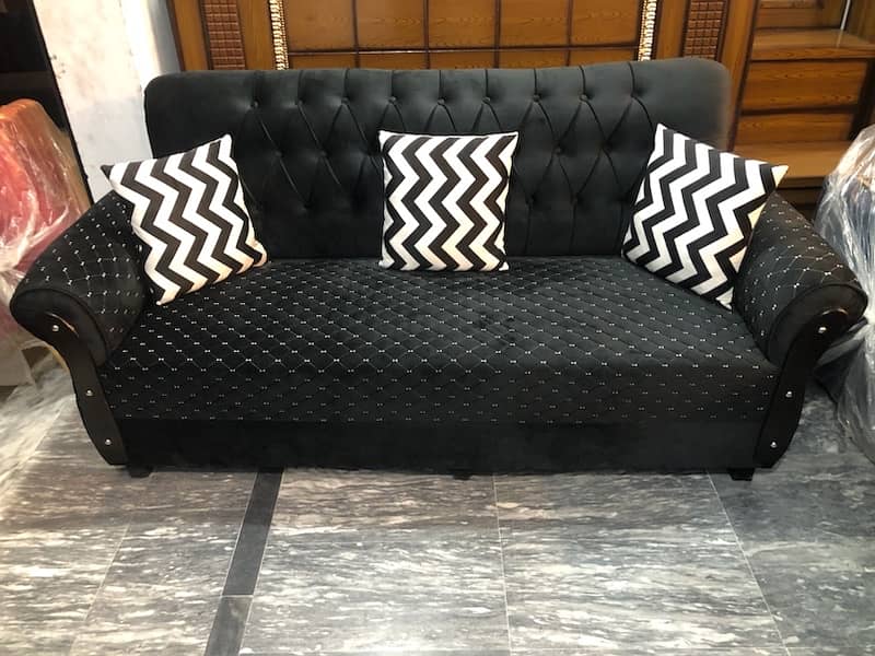 5 seater sofa set / sofa cumbed/customize sofa/velvet sofa 4