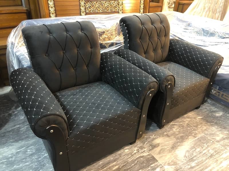 5 seater sofa set / sofa cumbed/customize sofa/velvet sofa 14