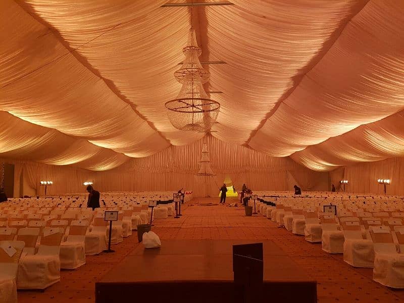 Portable (mobile) waterproof marquee  & industrial  mobile whearhouse 1