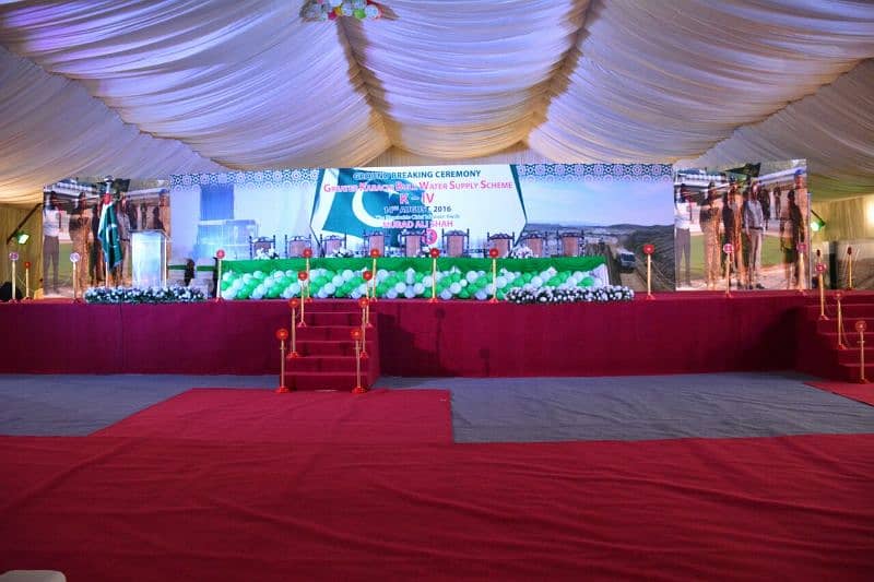 Portable (mobile) waterproof marquee  & industrial  mobile whearhouse 3