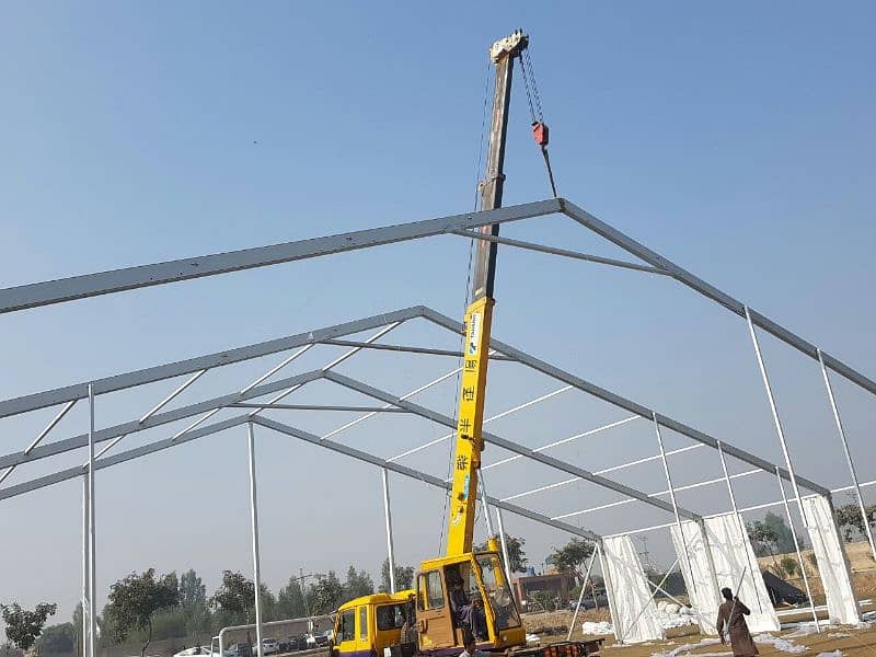 Portable (mobile) waterproof marquee  & industrial  mobile whearhouse 4