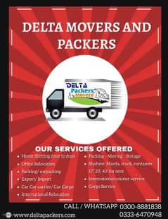 packers and movers, movers, car carrier service, cargo, house shifting