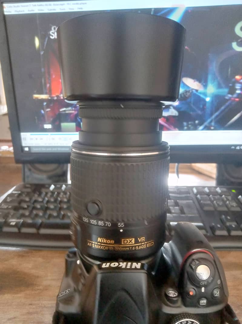 Nikkon D3300 with 55-200mm VR lens 6