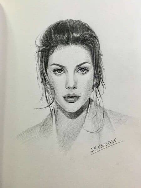 pencil sketch\ portrait 3
