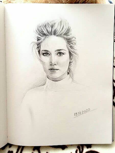 pencil sketch\ portrait 5